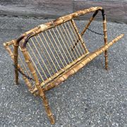 Porte revues bambou vintage 1940