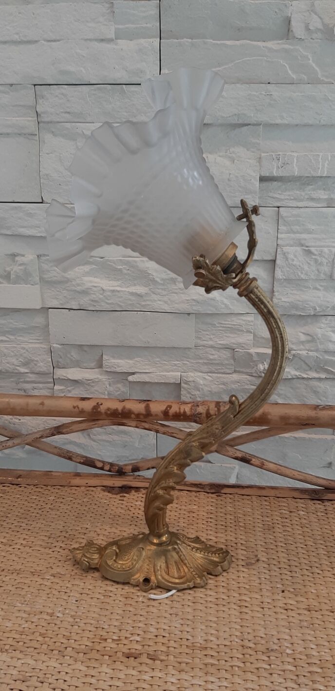 Art deco bronze sconce