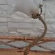 Art deco bronze sconce
