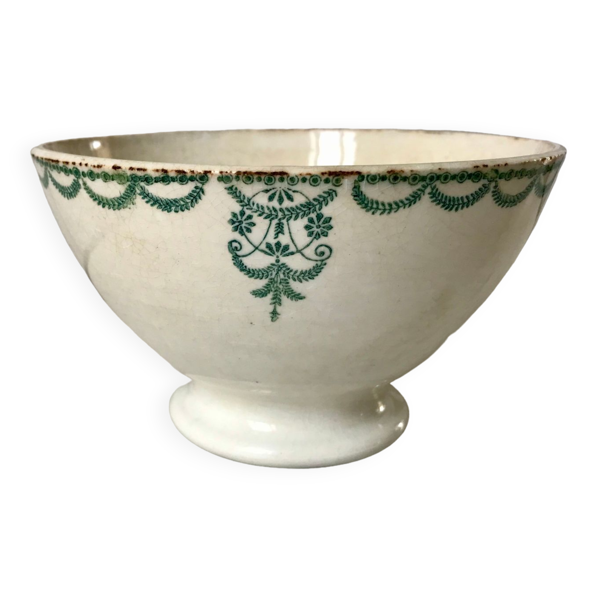 Bowl in Terre de Fer Moulin des Loups late nineteenth