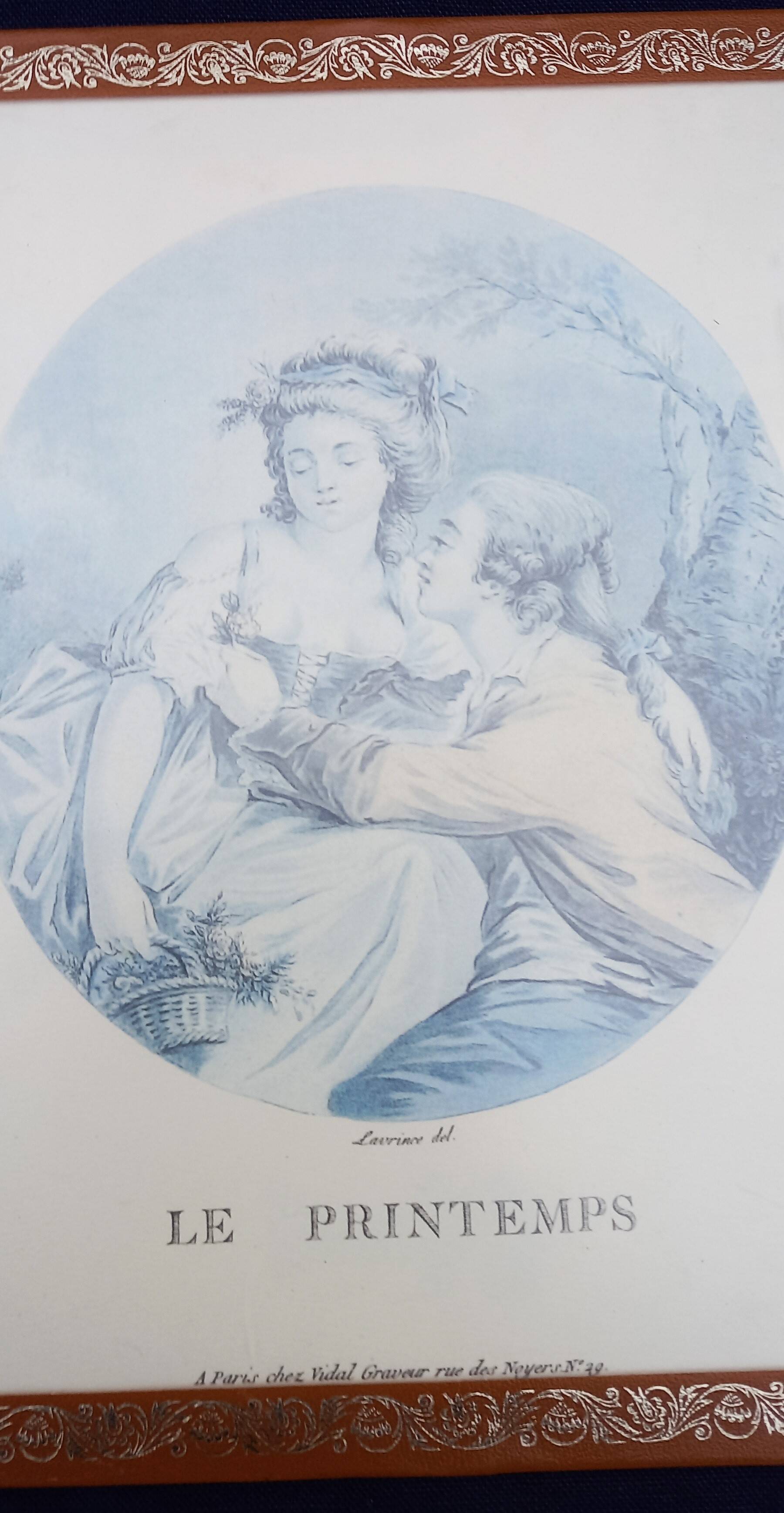 Series Of Lithographs "The Four Seasons" by Lavrince Del