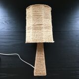 String lamp on sandstone