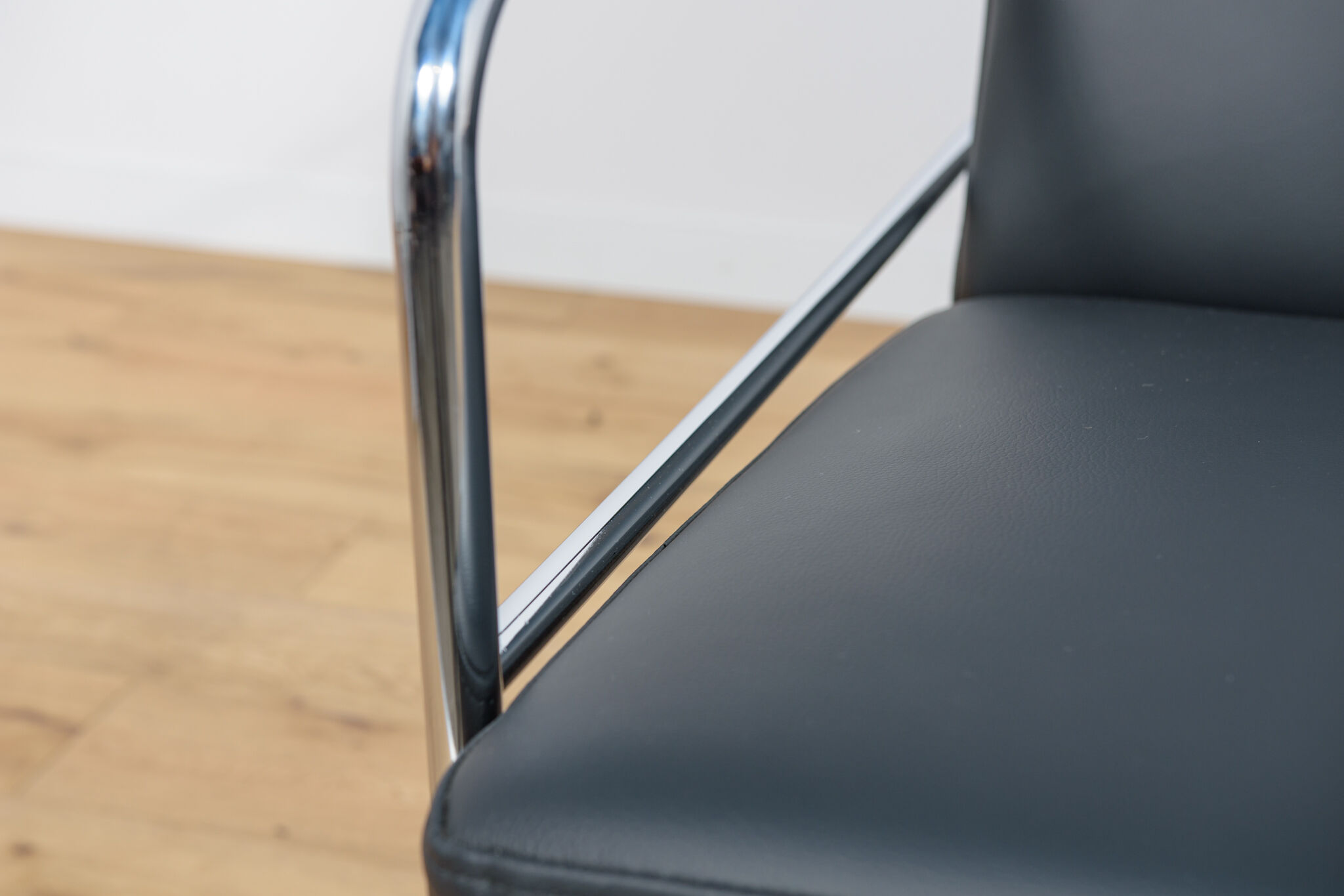 Swedish Leather Sofa and Armchair by Gunilla Allard for Lammhults, 1990s, Set of 2