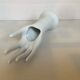 White hand vertical or horizontal soliflore ring