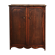 Small wardrobe made of doll wood or children's bedside