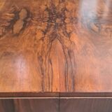 art deco table original veneer h70x126x110 possibility of putting a ra