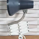 Vintage industrial accordion lamp