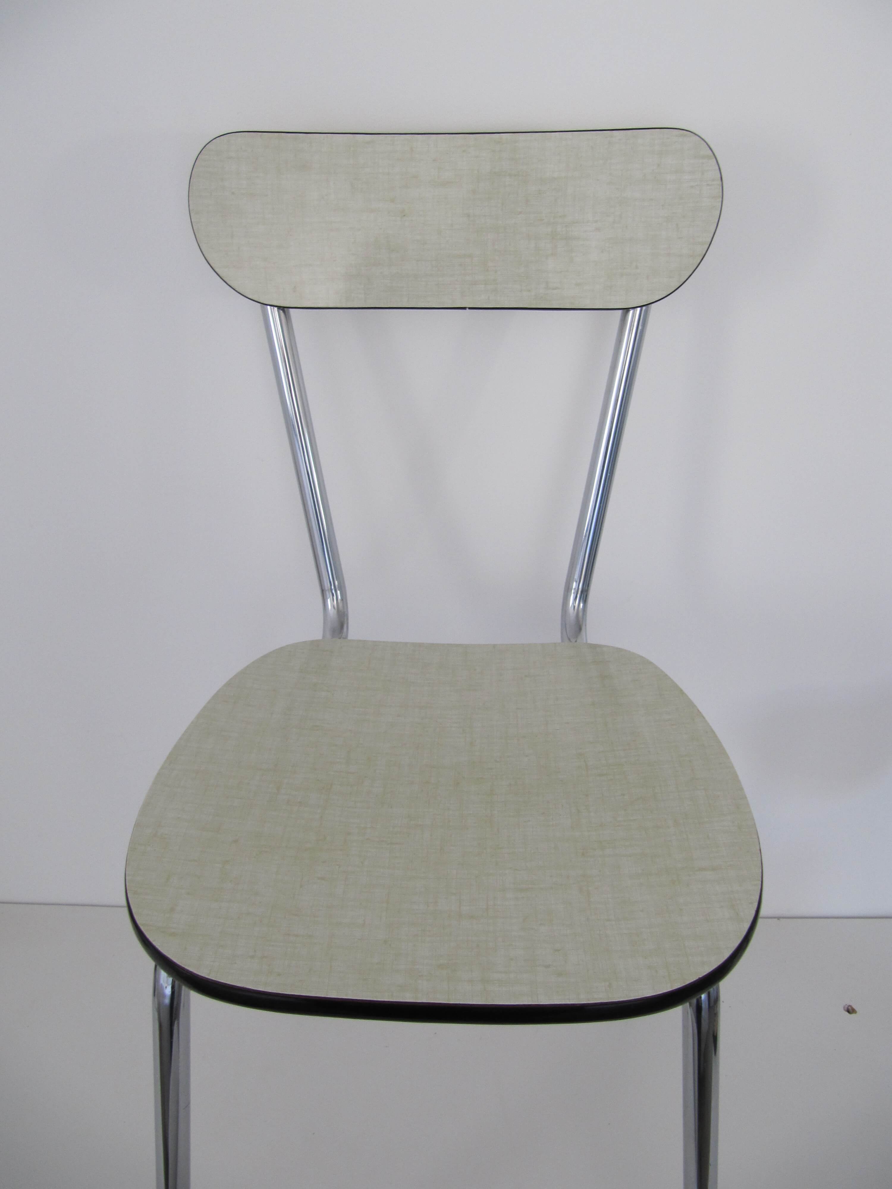 Mint green formica Chair
