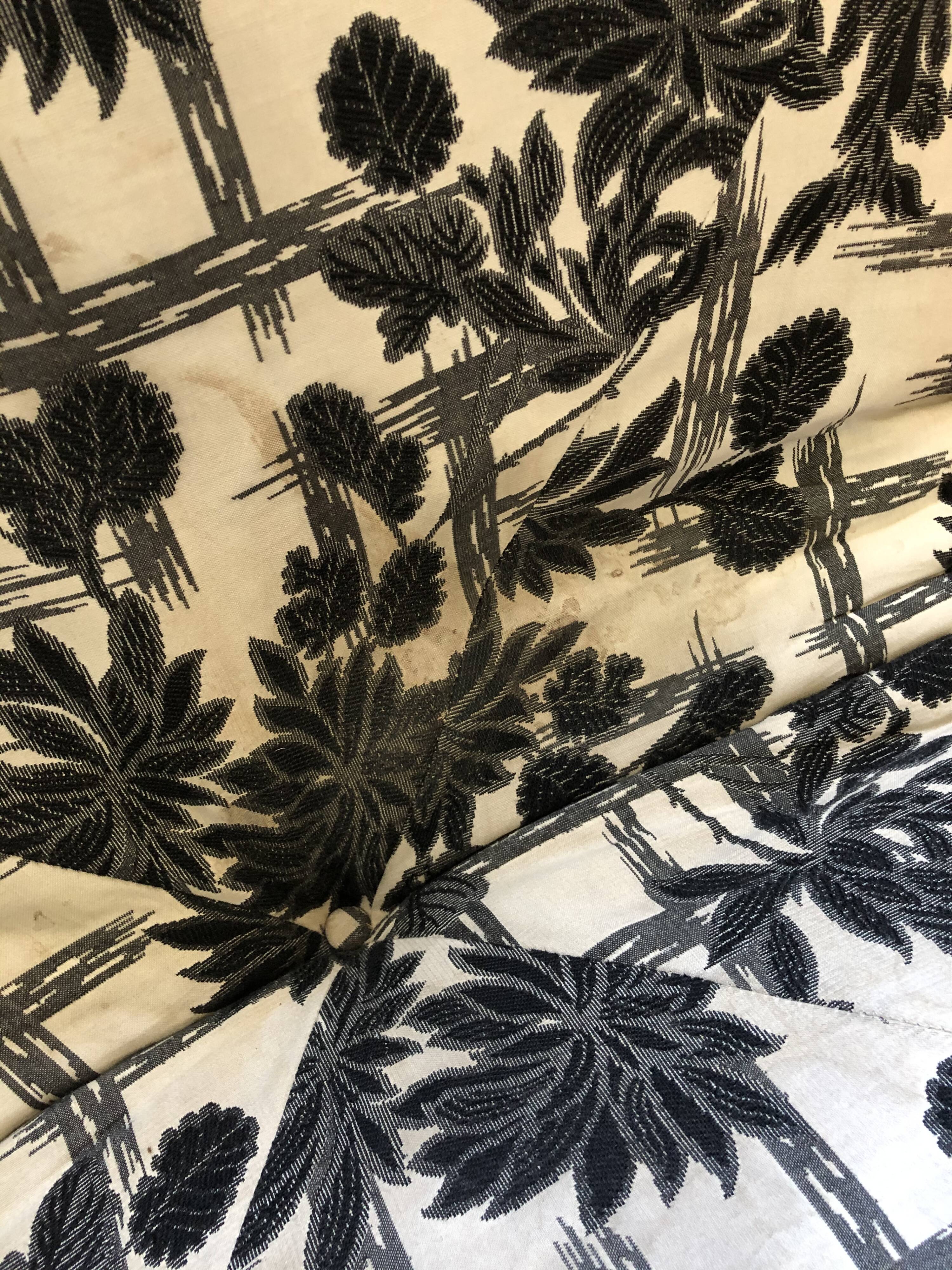 Vintage airborne potato chair heater & its matching pouf