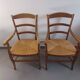Paire de fauteuil en merisier