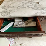 Sideboard with marble top