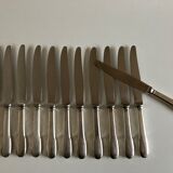 Set of 12 brewery knives Christofle Cluny Vieux Paris 1960