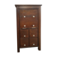 Wooden craft furniture, chest and drawer, vintage