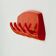 Space Age wall hook orange Gilac France 1970s