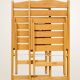 Paire de chaises pliantes en bois blond