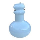 Vintage 1970s opaline glass pendant light