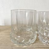 Verres à whisky, verres à eau dépareillés