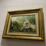 Peinture à l’huile « Le vieux Puy en Provence »
