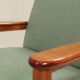 Pair of mint green armchairs from the 1970s.
