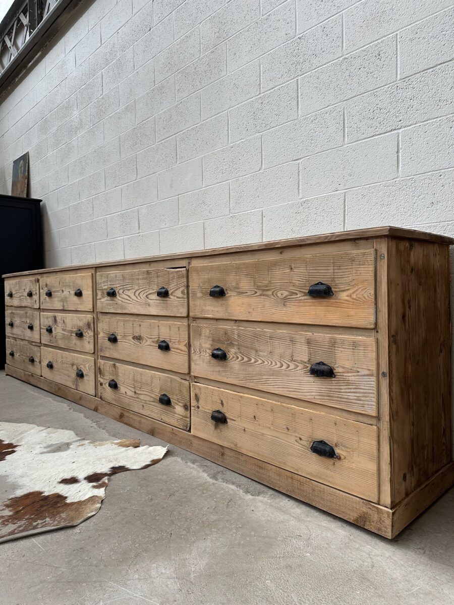 Workshop furniture from the early 20th century.