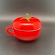 Sotable cup duo with tomato and pumpkin lid