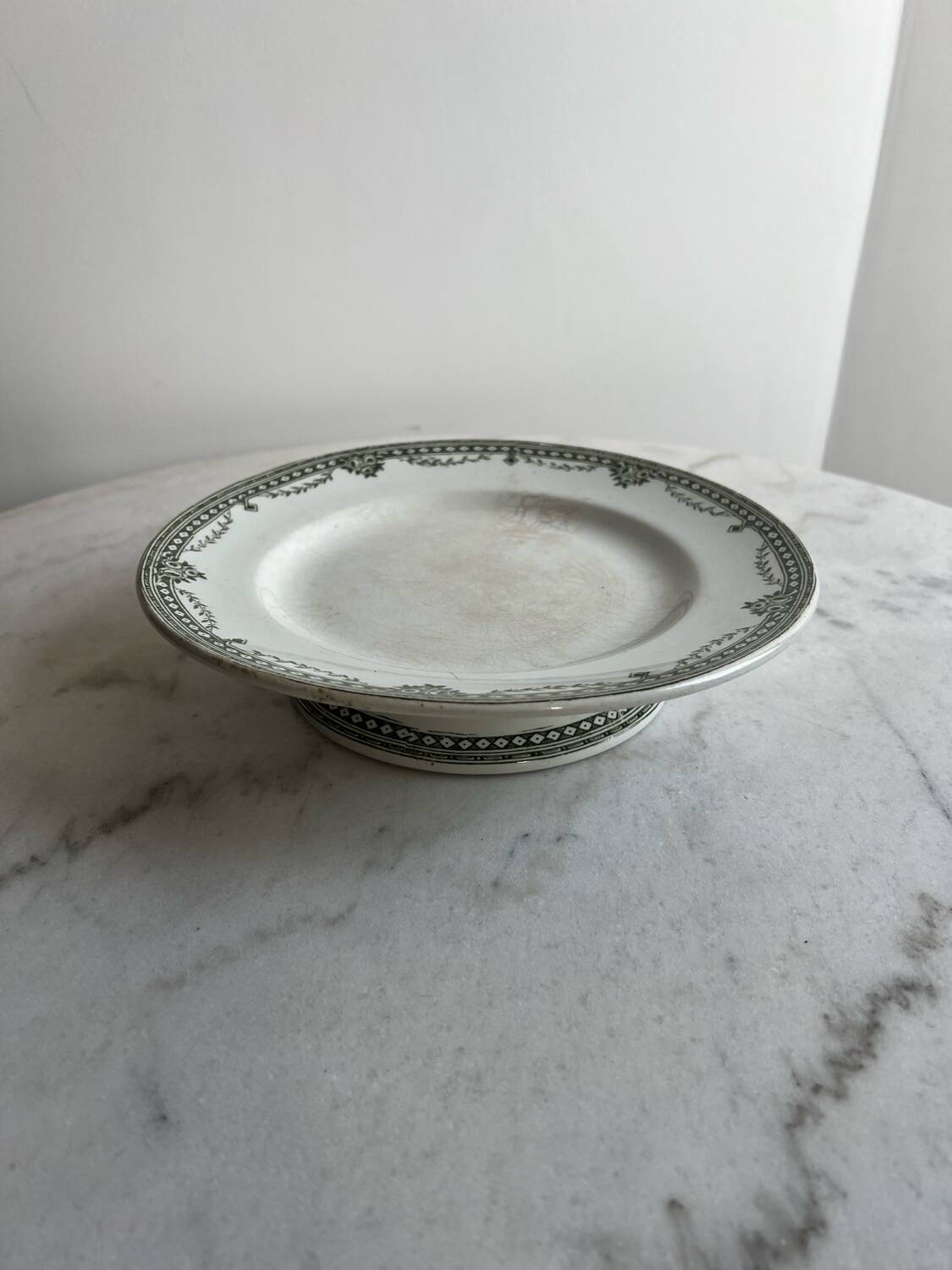 Turgot low iron earthenware compote dish