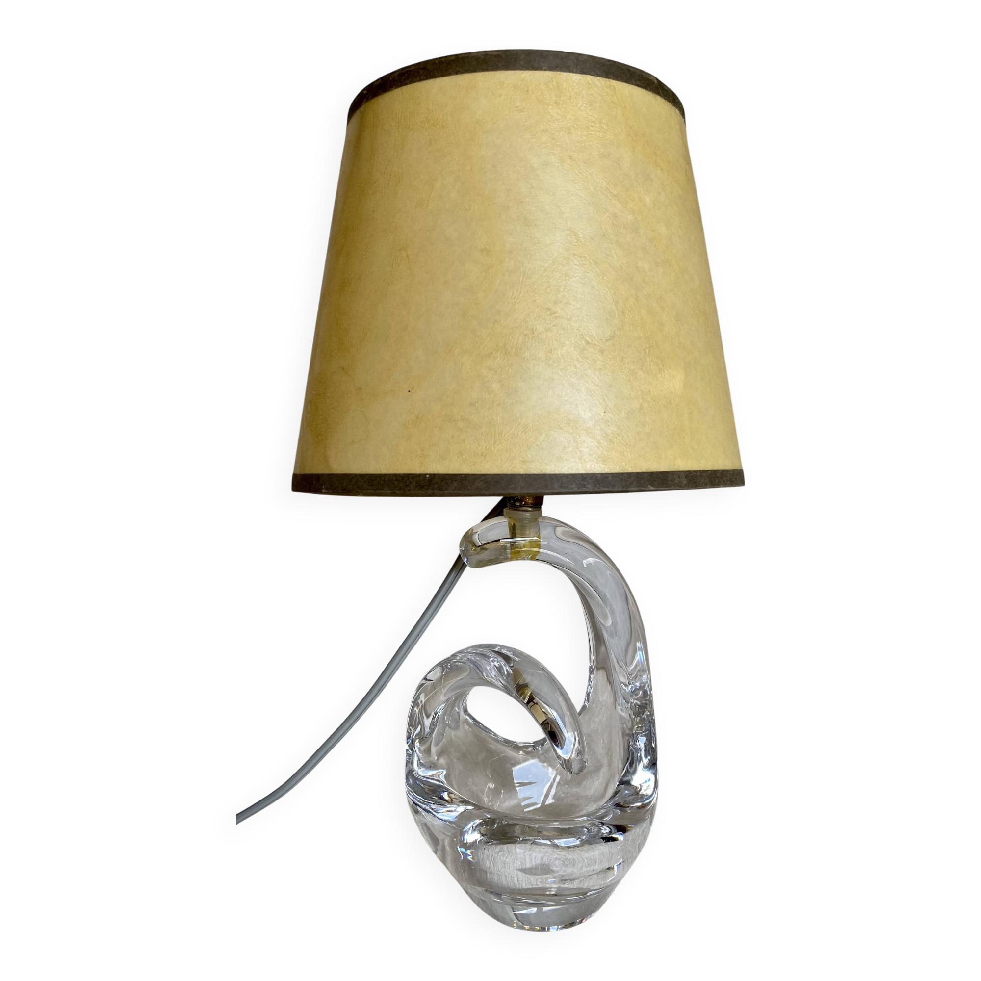 Vintage schneider crystal lamp 1960