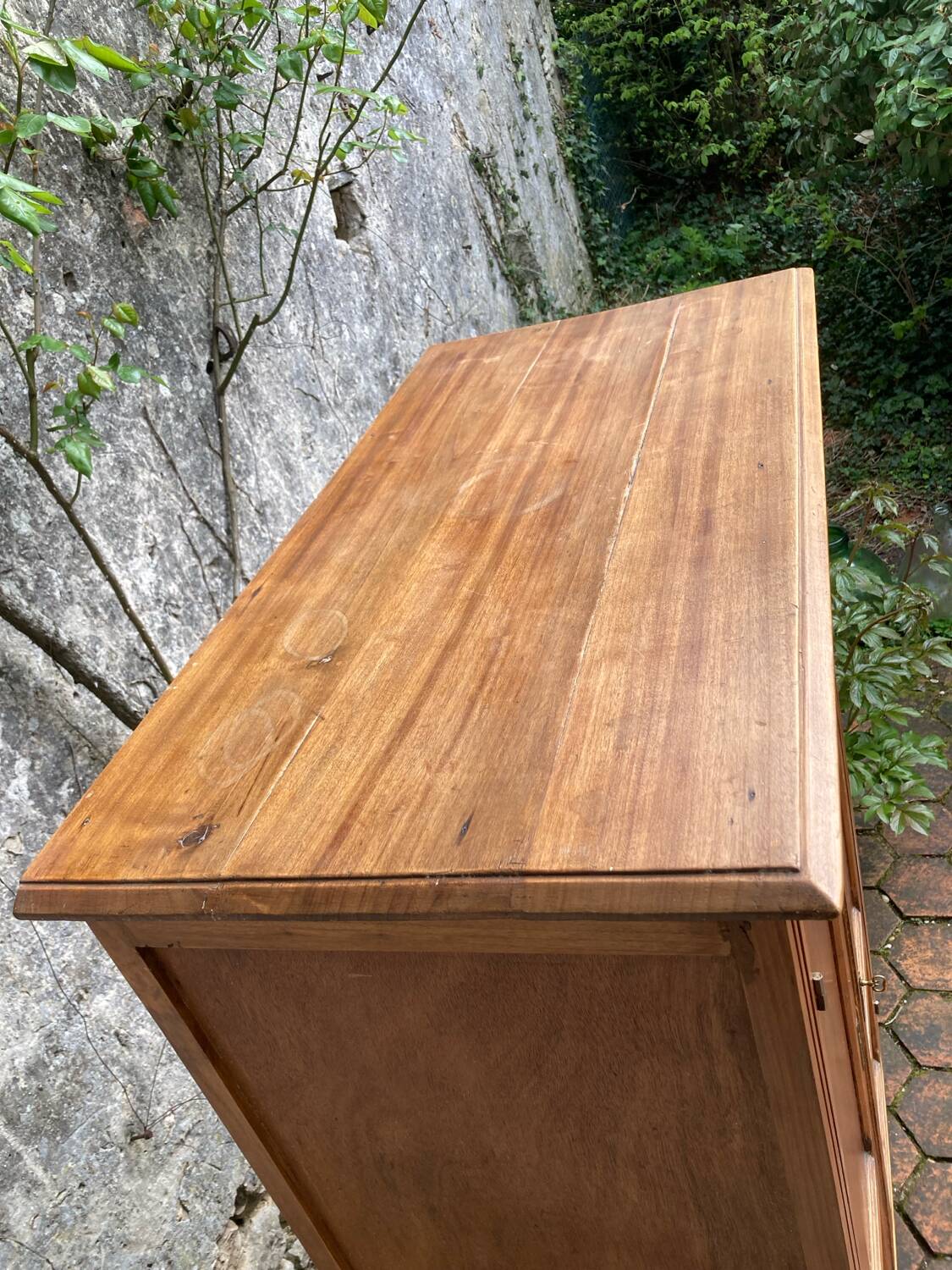 Small antique wardrobe in Art Deco style