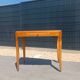 Vintage Scandinavian-style wooden table with drawer, 1950s-60s.