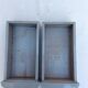 Duo vintage wooden drawers