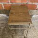 Hi-Fi Furniture Vinyl Turntable Golden Metal + 60's Vintage Formica
