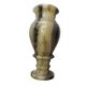 Vase en marbre onyx vintage, années 1970