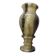 Vase en marbre onyx vintage, années 1970