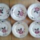 Set of 6 Wasmuel earthenware dessert plates -M.G