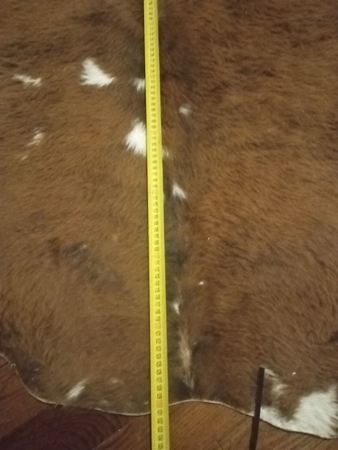 Vintage cowhide carpet