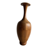 Vase sculptural en bois