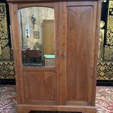 Art deco oak wardrobe