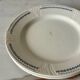 Set of 5 flat plates Terre de Fer, Rivoli model, 1900