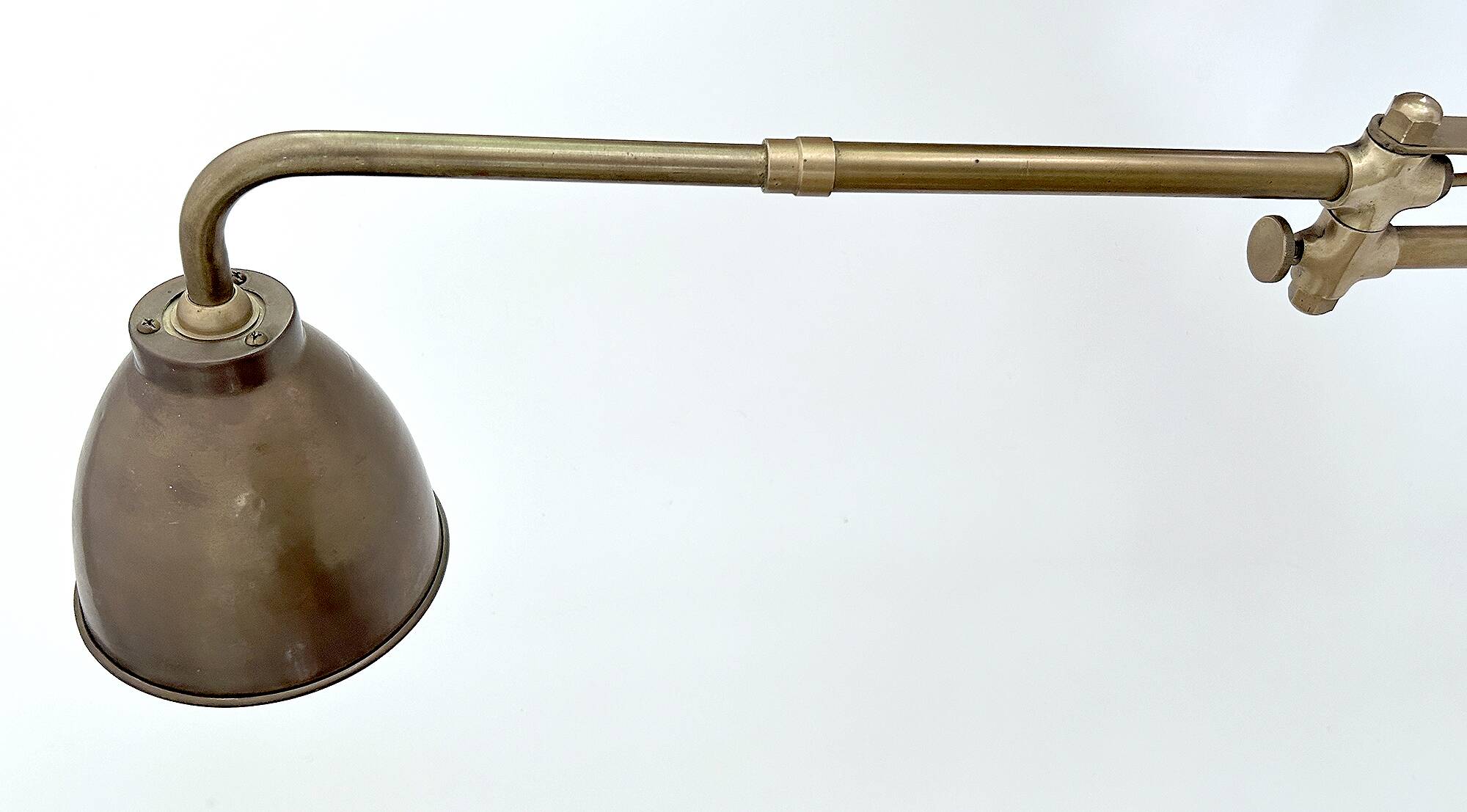 Large industrial art deco wall lamp