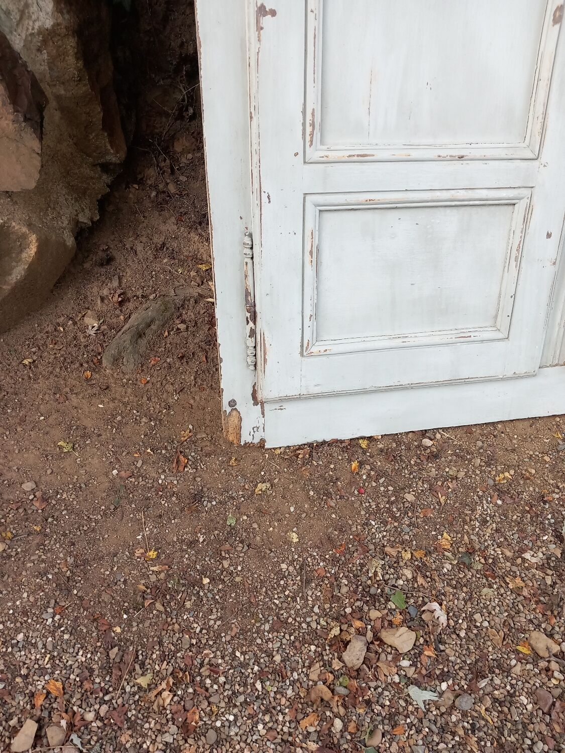 2 portes de placard anciennes en bois avec chassis