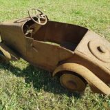 Old pedal car
