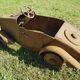 Old pedal car