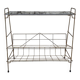 Gold metal magazine rack