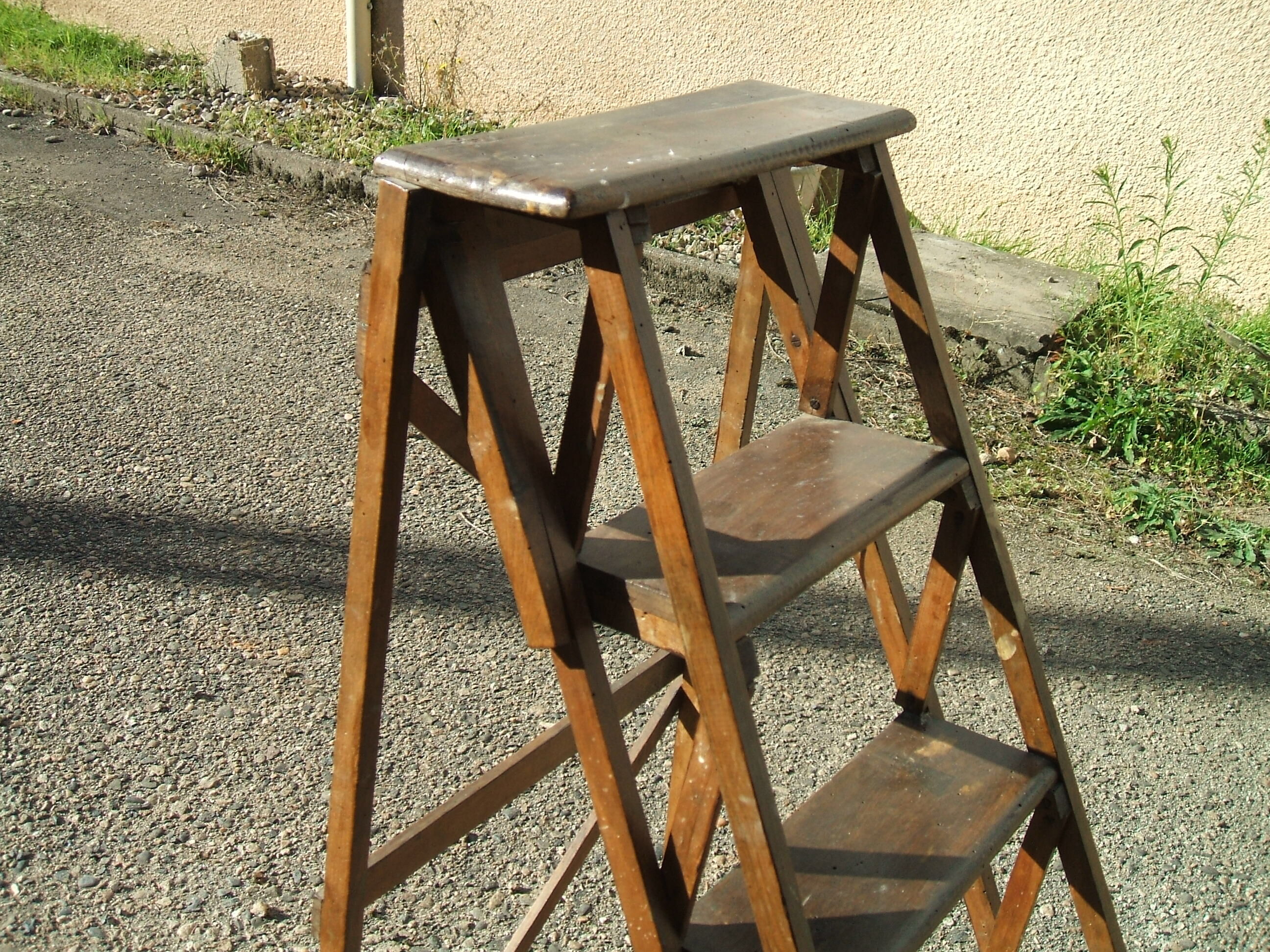 Old library stepladder