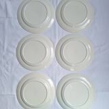 Vintage pink/red dinner plates