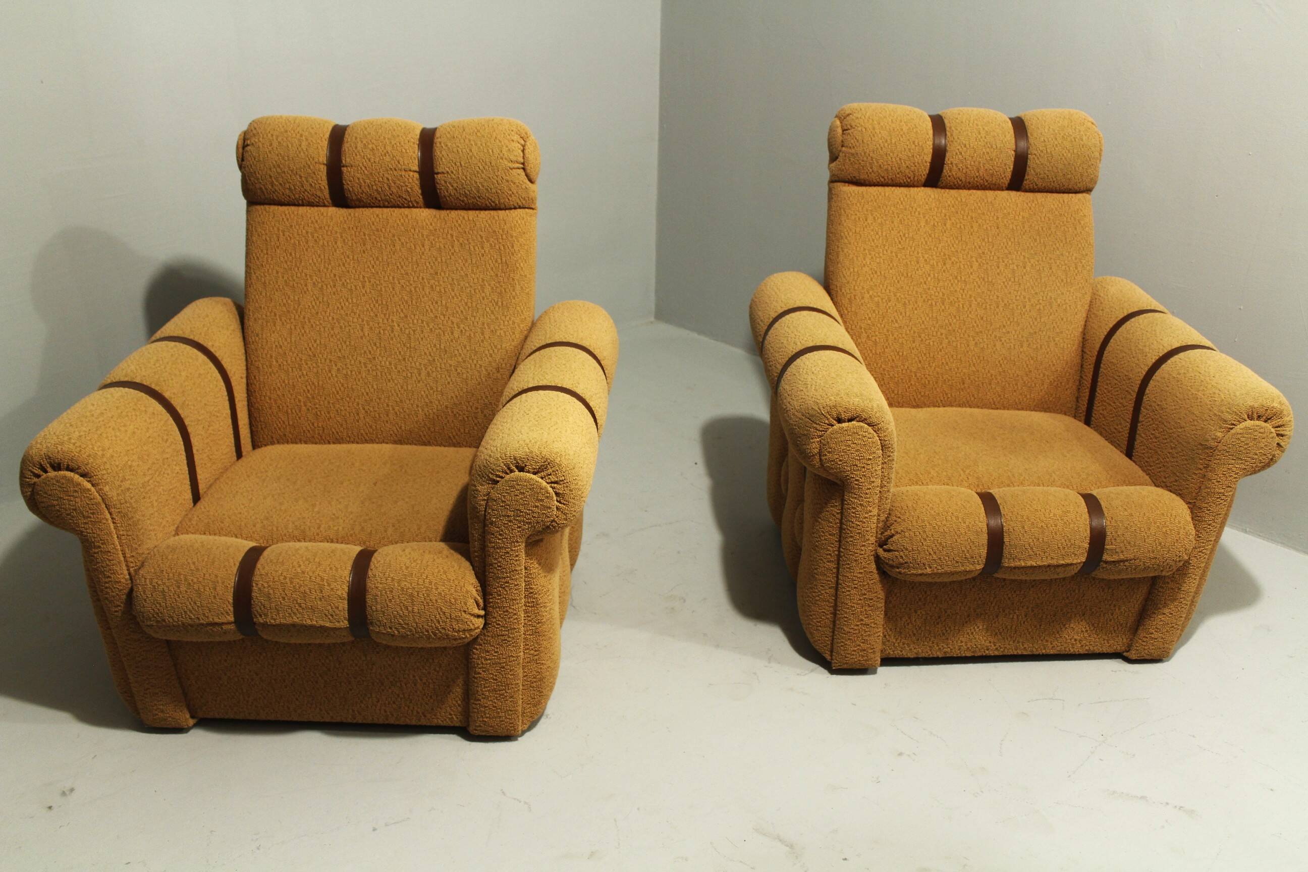 A Pair of Vintage Armchairs, Hikor Písek 1970s