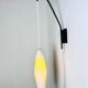 Floating Wall Lamp In Matt Opal Glass By Philips, The Netherlands 1960S