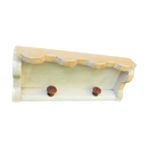 Étagère murale en bois avec deux accroche torchons