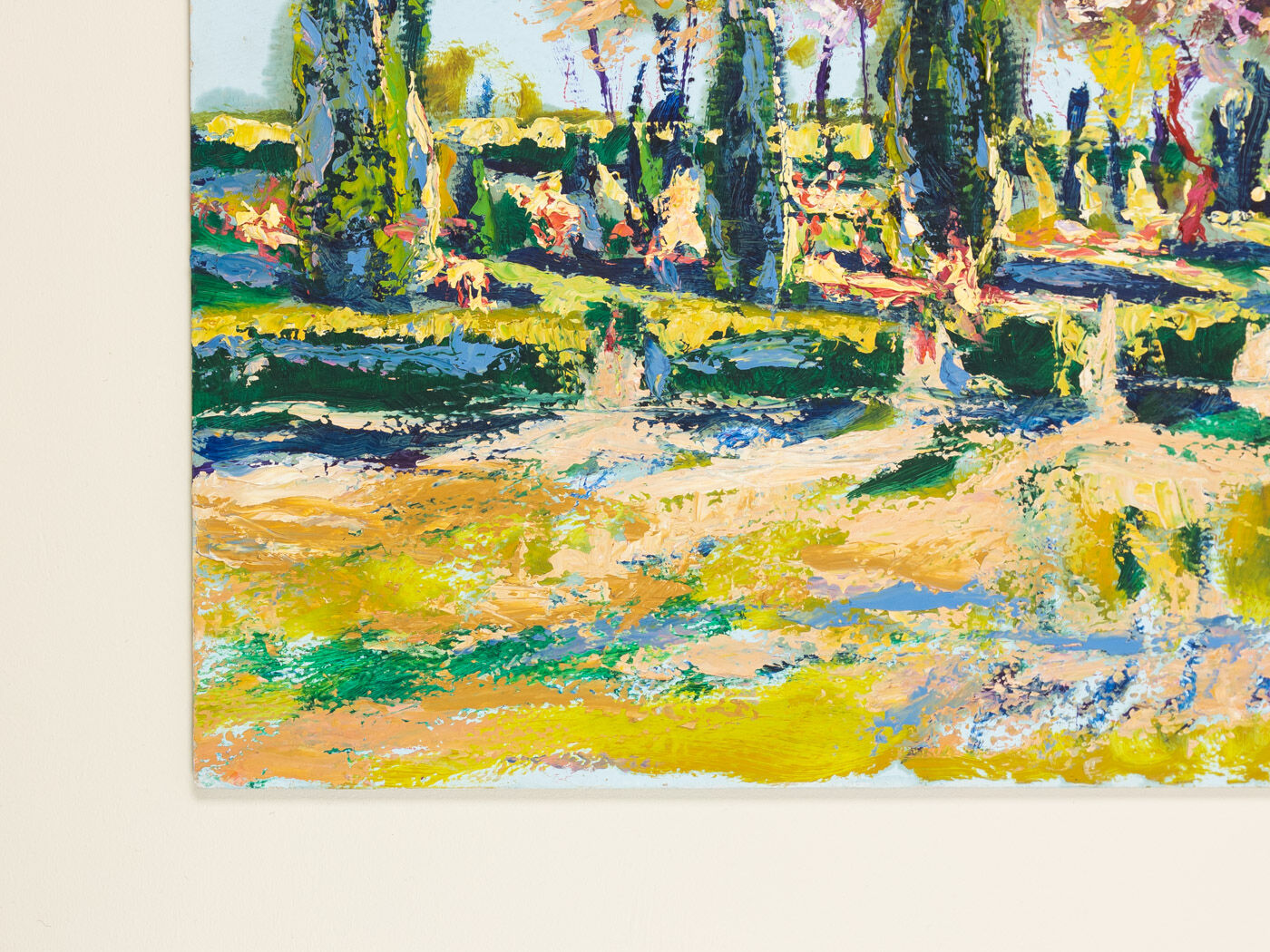 Spring, oil on plate, 87 x 71 cm