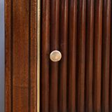 Mahogany curtain coffee table, Louis XVI style – mid-19th century